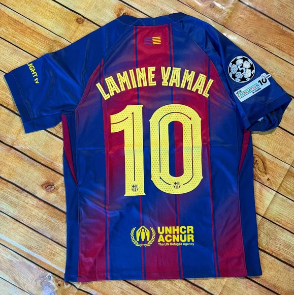 Barcelona Lamine Yamal #10 2025/26 Jersey For Men - Picture 1 of 5